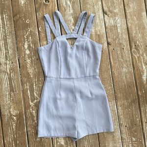 BRAND NEW purple romper (periwinkle) boutique